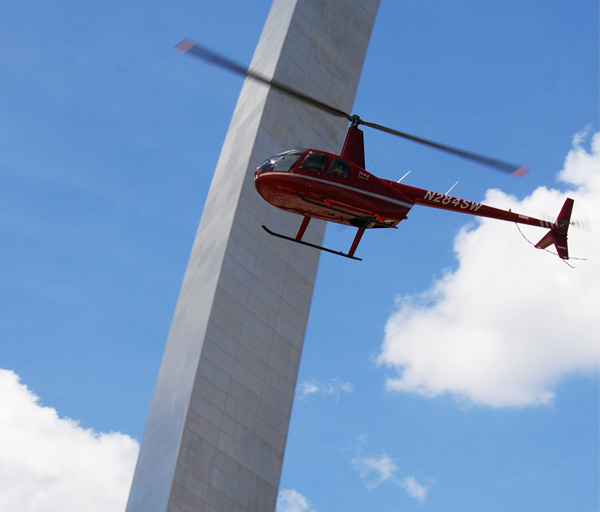 gateway arch helicopter tour