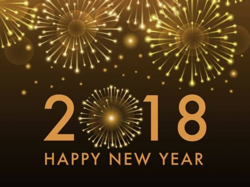 2018 New Year Graphic