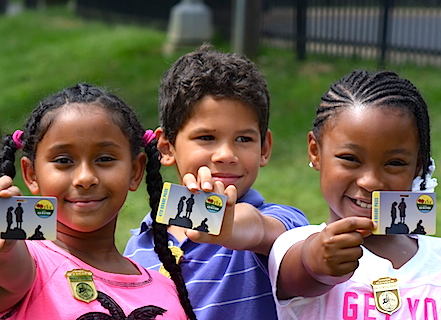 kids with NPS parks pass