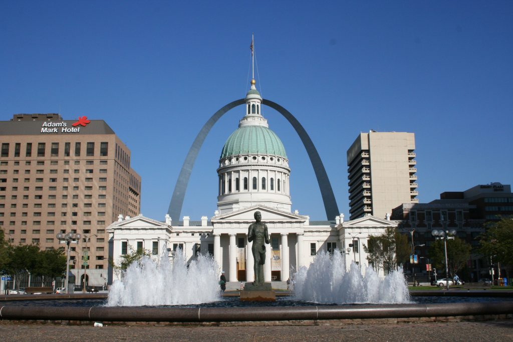 Fountain at Kiener Plaza