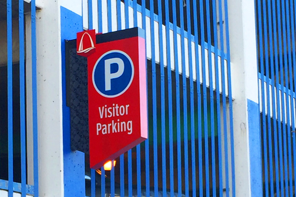 Parking sign