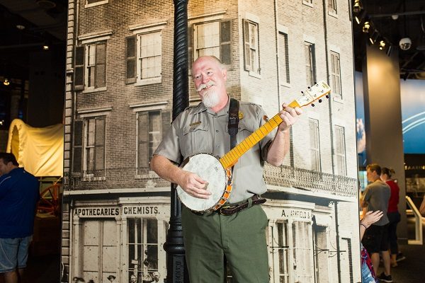 NPS Ranger in Museum