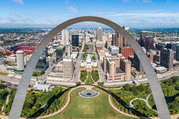 coffee shops near st louis arch