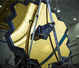 A picture of the New James Webb Space Telescope