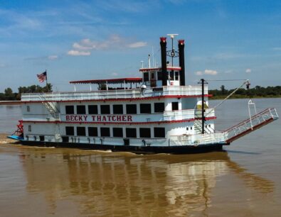 Becky Thatcher Riverboat on Mississippi River